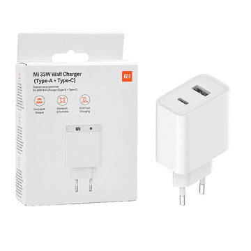 Xiaomi Adapter BHR4996GL hišni punjač USB-A i Type C 33W bijeli