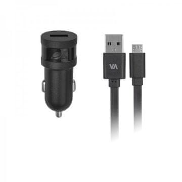 RivaCase AUTO PUNJAČ VA4211 1A + podatkovni punjač kabel MicroUSB