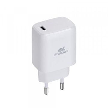 RivaCase Adapter PS4191 W00 hišni punjač 220V Quick Charge 20W ulaz Type C PD 3.0 - Original (EU Blister) bijeli