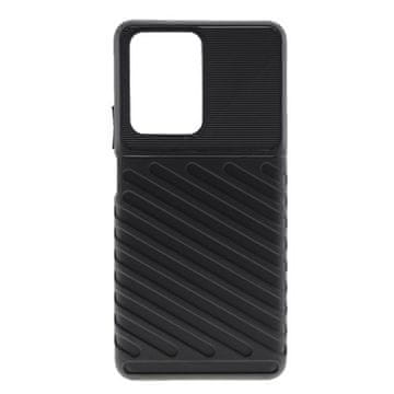 Onasi Silikonska maskica Thunder Armor za Samsung Galaxy S22 Ultra 5G - crna