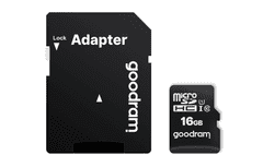 GoodRam SPOMINSKA KARTICA 16GB micro SD 2v1 100MB/s