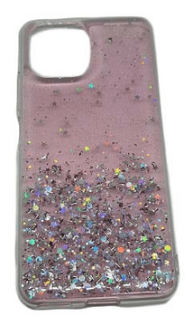 Onasi Silikonska maskica s bleščicama SPARKLE za Samsung Galaxy A23 - roza