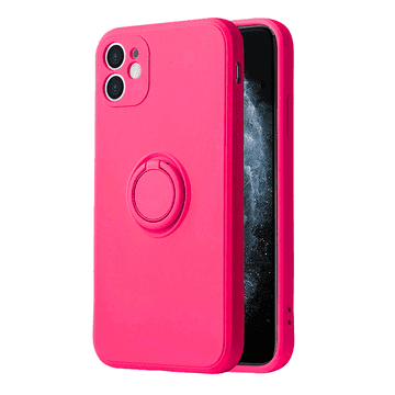 Onasi Silikonska maskica Liquid Ring za Xiaomi Redmi 9C - roza