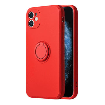 Onasi Silikonska maskica Liquid Ring za Samsung Galaxy A53 - crvena