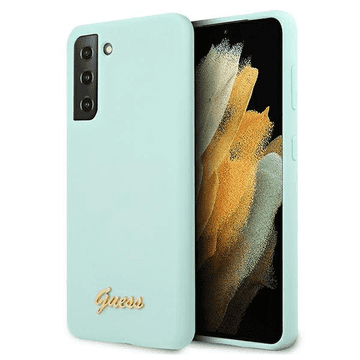 Guess GUHCS21MLSLMGLB silikonska maskica za Samsung Galaxy S21 Plus G996 - metalik