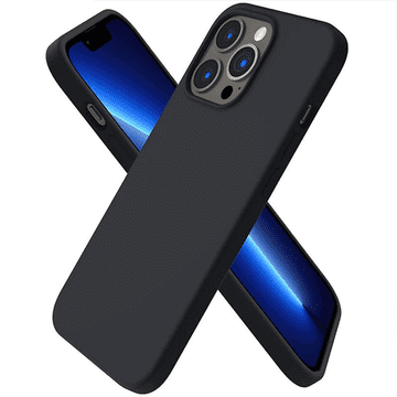Onasi Silikonska maskica za iPhone 14 Pro - mat crna