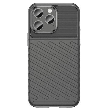 Onasi Silikonska maskica Thunder Armor za iPhone 15 Pro Max - crna