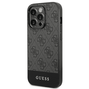 Guess GUHCP14XG4GLGR silikonska maskica za iPhone 14 Pro Max - siva