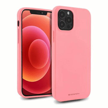 Goospery Soft Feeling silikonska maskica za iPhone 15 Pro Max - roza