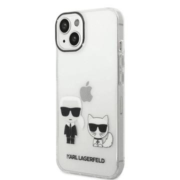 Karl Lagerfeld Originalna maskica za iPhone 14 Plus - Full Bodies - prozirna maskica - KLHCP14MCKTR