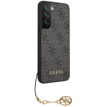 Guess GUHCS23SGF4GGR silikonska maskica za Samsung Galaxy S23 5G - siva