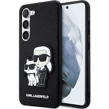 Karl Lagerfeld Originalan ovitek Samsung Galaxy S23 Plus 5G - IML NFT Full Bodies - crna zaštita - KLHCS23MSANKCPK