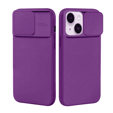 Onasi Lens Cover silikonska maskica za iPhone 7 / 8 / SE 2020 - ljubičasta