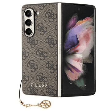 Guess GUHCZFD5GF4GBR silikonska maskica za Samsung Galaxy Z Fold 5 - smeđa