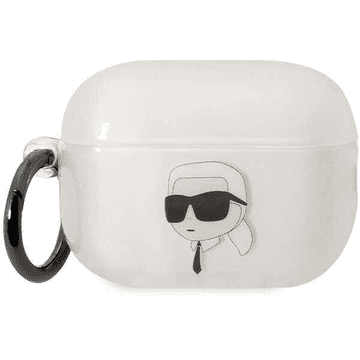 Karl Lagerfeld AirPods Pro 2 - Karl - prozoran ovitek - KLAP2HNCHTCT