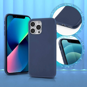 Onasi Silikonska maskica za iPhone 15 - mat moder