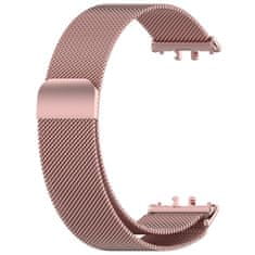 BStrap Milanese remen za Samsung Galaxy Fit 3, rose pink