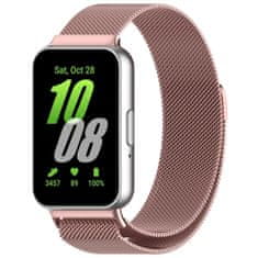 BStrap Milanese remen za Samsung Galaxy Fit 3, rose pink