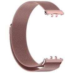 BStrap Milanese remen za Samsung Galaxy Fit 3, rose pink