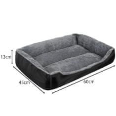 MG Plush Bed krevet za mačke i pse 60x45 cm, sivi