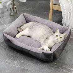 MG Plush Bed krevet za mačke i pse 60x45 cm, sivi