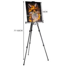 MG Painting Easel slikarski štafelaj 77 - 160 cm, crno