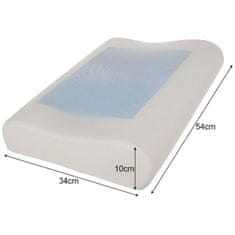 MG SleepWell ortopedski jastuk 54x34cm, bijela