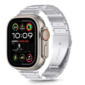 Tech-protect Stainless remen za Apple Watch 44/45/46/49mm, silver