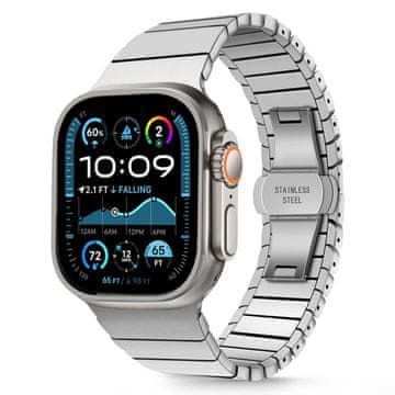 Tech-protect Linkband remen za Apple Watch 44/45/46/49mm, silver