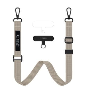 Tech-protect Rope Crossbody vezica za mobitel, bež