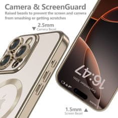 Tech-protect Magflex MagSafe maska za iPhone 16 Pro Max, zlato
