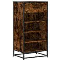 Vidaxl Stalak za cipele boja hrasta 48x38x97,5 cm konstruirano drvo