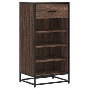 Vidaxl Stalak za cipele boja hrasta 48x38x97,5 cm konstruirano drvo