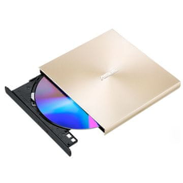 ASUS ZenDrive U9M Ultra Slim (90DD02A5-M29000) zlatni vanjski DVD uređaj za snimanje
