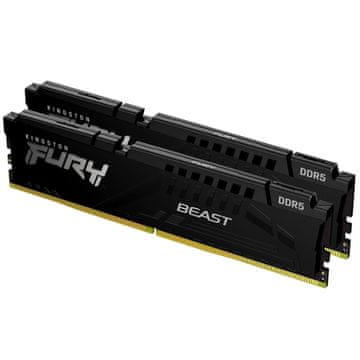 Kingston Fury Beast 32GB (2x16GB) 5600MT/s DDR5 CL40 XMP KF556C40BBK2-32 RAM memorija