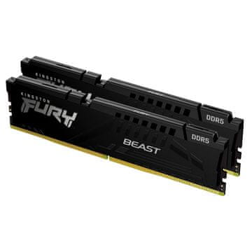 Kingston Fury Beast Black 16GB (2x8GB) 5600MT/s DDR5 CL38 EXPO KF556C36BBEK2-16 RAM memorija
