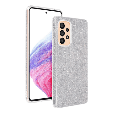 Onasi Srebrn silikonski ovitek Bling za Samsung Galaxy A53