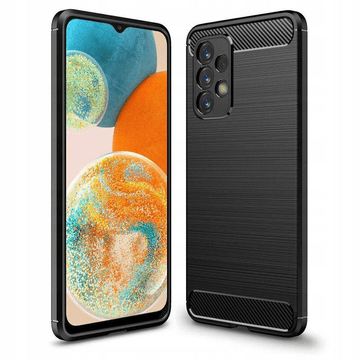 Onasi Silikonska maskica za Samsung Galaxy A23 - mat karbon crn