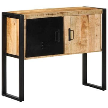 Vidaxl Konzolni ormarić 90x35x75 cm neobrađeno drvo manga