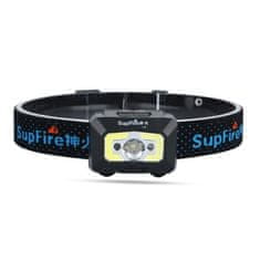 Superfire X30 LED prednja svjetiljka s beskontaktnim prekidačem 500lm, crno
