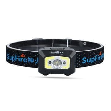 Superfire X30 LED prednja svjetiljka s beskontaktnim prekidačem 500lm, crno