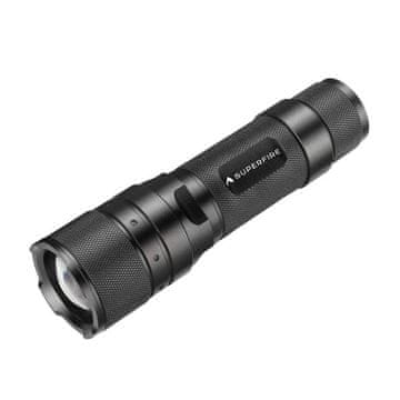 Superfire F3-L2 LED baterijska svjetiljka 1000lm, crno