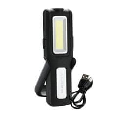 Superfire G12 LED baterijska svjetiljka + powerbank 566lm, crno