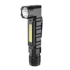 Superfire G19 baterijska svjetiljka USB 200lm, crno