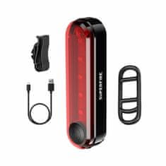 Superfire BTL01 svjetlo za bicikl 230mAh, crno/crvena
