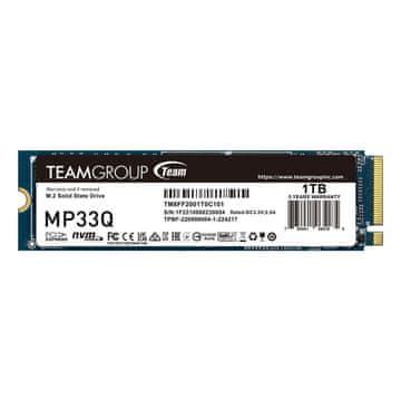 TeamGroup MP33Q SSD disk, M.2 NVMe Gen3x4, 1 TB (TM8FF2001T0C101)