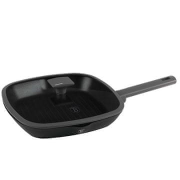 Berlingerhaus Tava za roštilj s poklopcem 28 cm Anthracite Collection