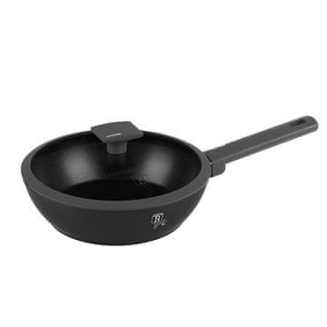 Berlingerhaus Duboka tava s titanskom površinom i poklopcem, 24 cm, Anthracite kolekcija