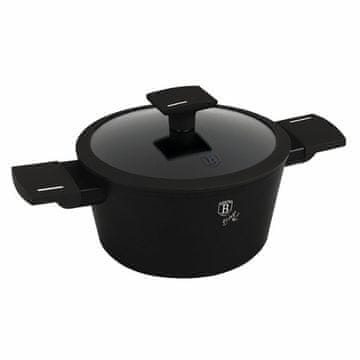 Berlingerhaus Kaserola s titanskim premazom i poklopcem, 20 cm, Mat crna kolekcija