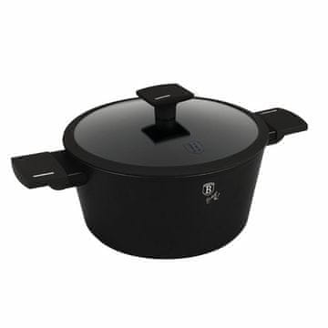 Berlingerhaus Peka s titanijskim premazom i poklopcem, 24 cm, Mat crna kolekcija